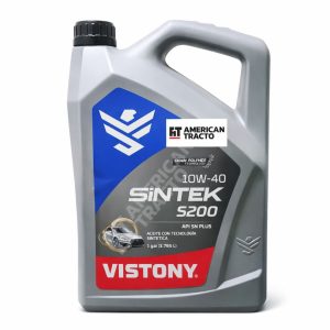 Aceite 10W-40 Semisintético 1 Galón Sintek S200 Vistony