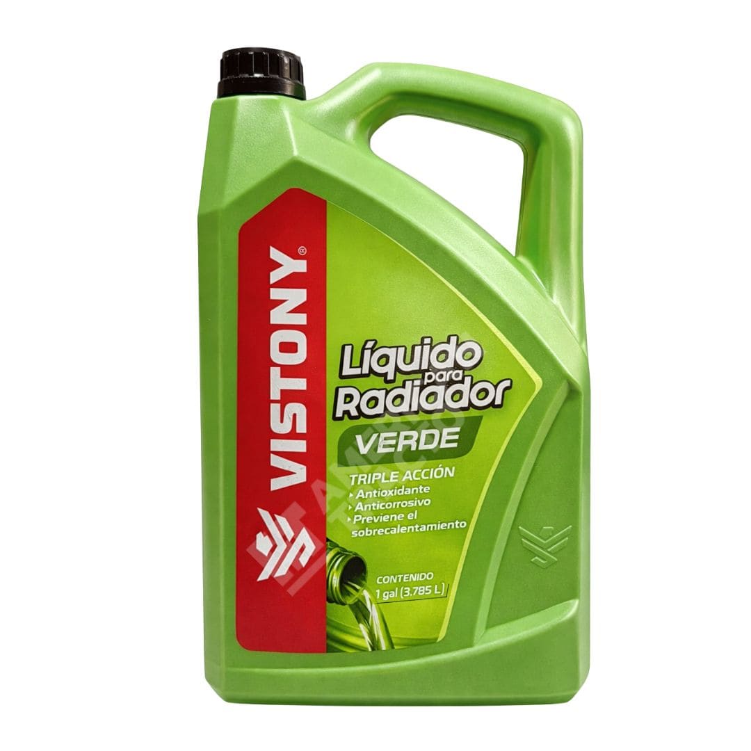 Refrigerante Verde 1 Galón Vistony para Radiador