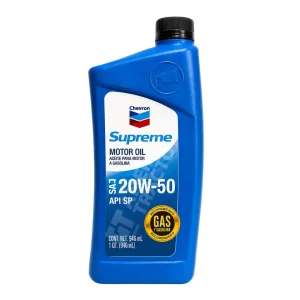 Chevron Supreme 20W-50 1/4GL Aceite de Motor