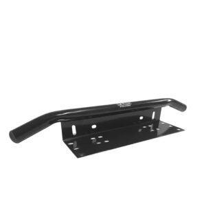 SOPORTE-01 | SOPORTE BARRA PORTA PLACA NEGRO
