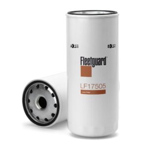 Filtro de aceite Fleetguard LF17505, filtración eficiente para aceite en maquinaria pesada, operación confiable y duradera, ideal para mantener el rendimiento del motor.