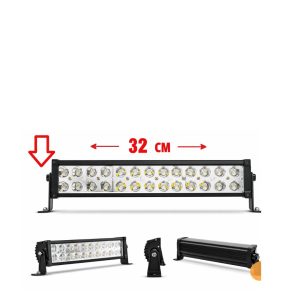 BARRA 24 LED 3030 BLANCA 32CM 72W 12-24V