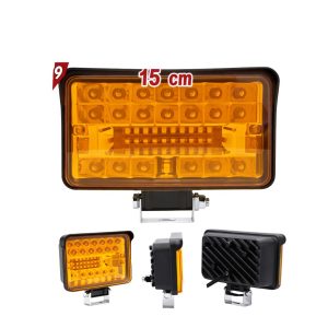 FARO DELANT C/ BASE AMBAR 36LED 16W 12-24V