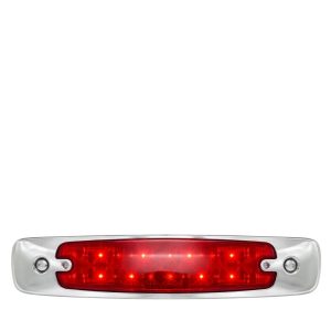 FARO LATERAL CARRETA ROJO C/FLASH 3 CABLES X UND 12-24V