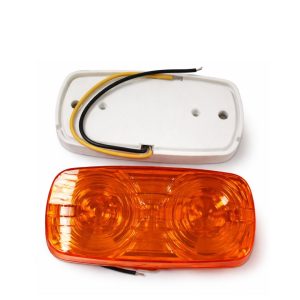 FARO LATERAL CARRETA AMBAR TIPO 8 24V