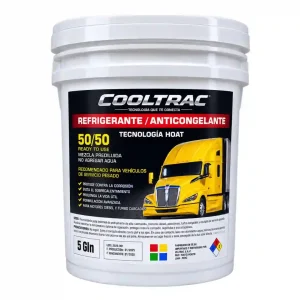 Refrigerante anticongelante 50/50 Cooltrac HOAT 5GL